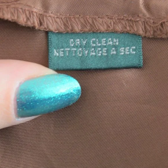 Vintage 100% Silk Ralph Lauren Leopard Print Wrap Dress Sleeveless V-Neck - Picture 8 of 8